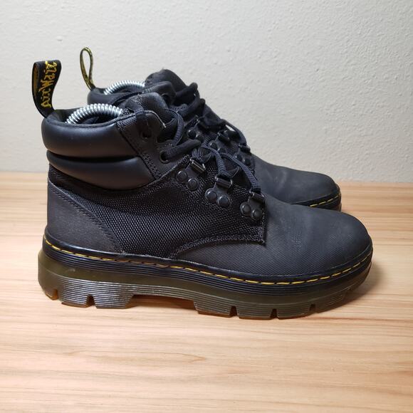 Dr. Martens Women's 6 Rakim Utility Chukka Boots‎ Black Chunky Work Bootie - Picture 2 of 8